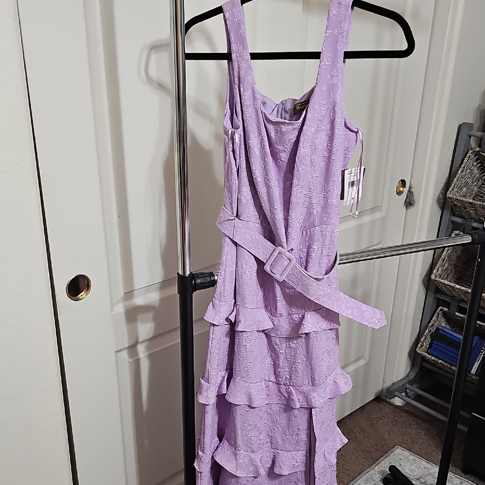 Elegant Lavender Maxi Dress